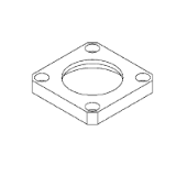 BRCB - Square clamps for guide bushing type BCA et BBEI